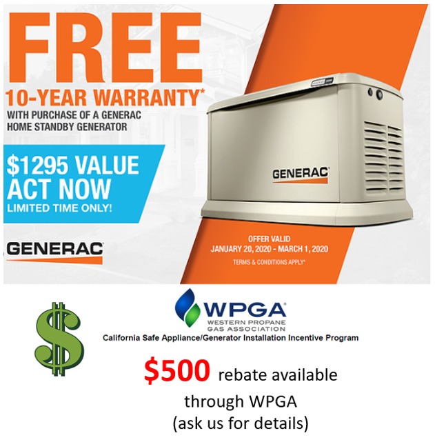 Generac Generator Act Now Performance Heating And Cooling